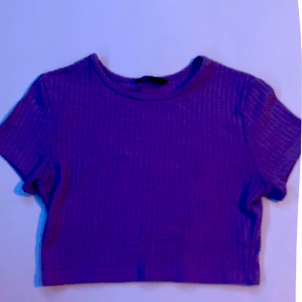 Knitted crop top